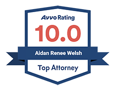 AVVO badge for SG Law Connecticut Attorney - Aidan Welsh