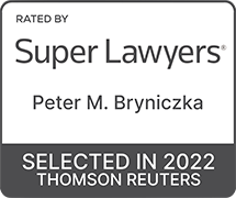 Super Lawyers badge for SG Law Connecticut Attorney - Peter Bryniczka
