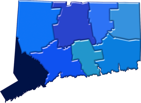 SG Law Connecticut : Fairfield County Map