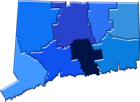 SG Law Connecticut : Middlesex County Map